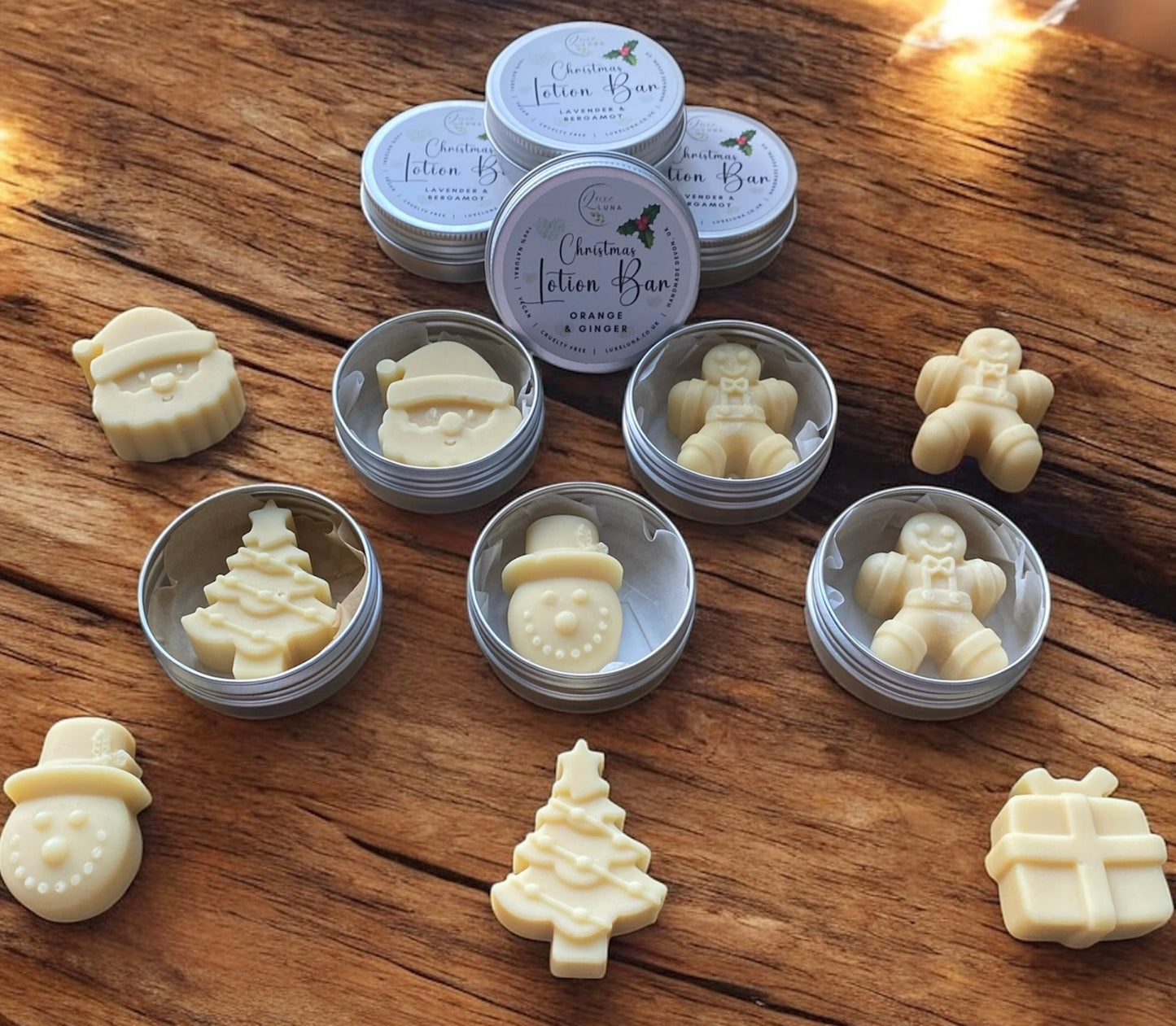 Mango Butter & Calendula Christmas Lotion Bars (for little dry bits)