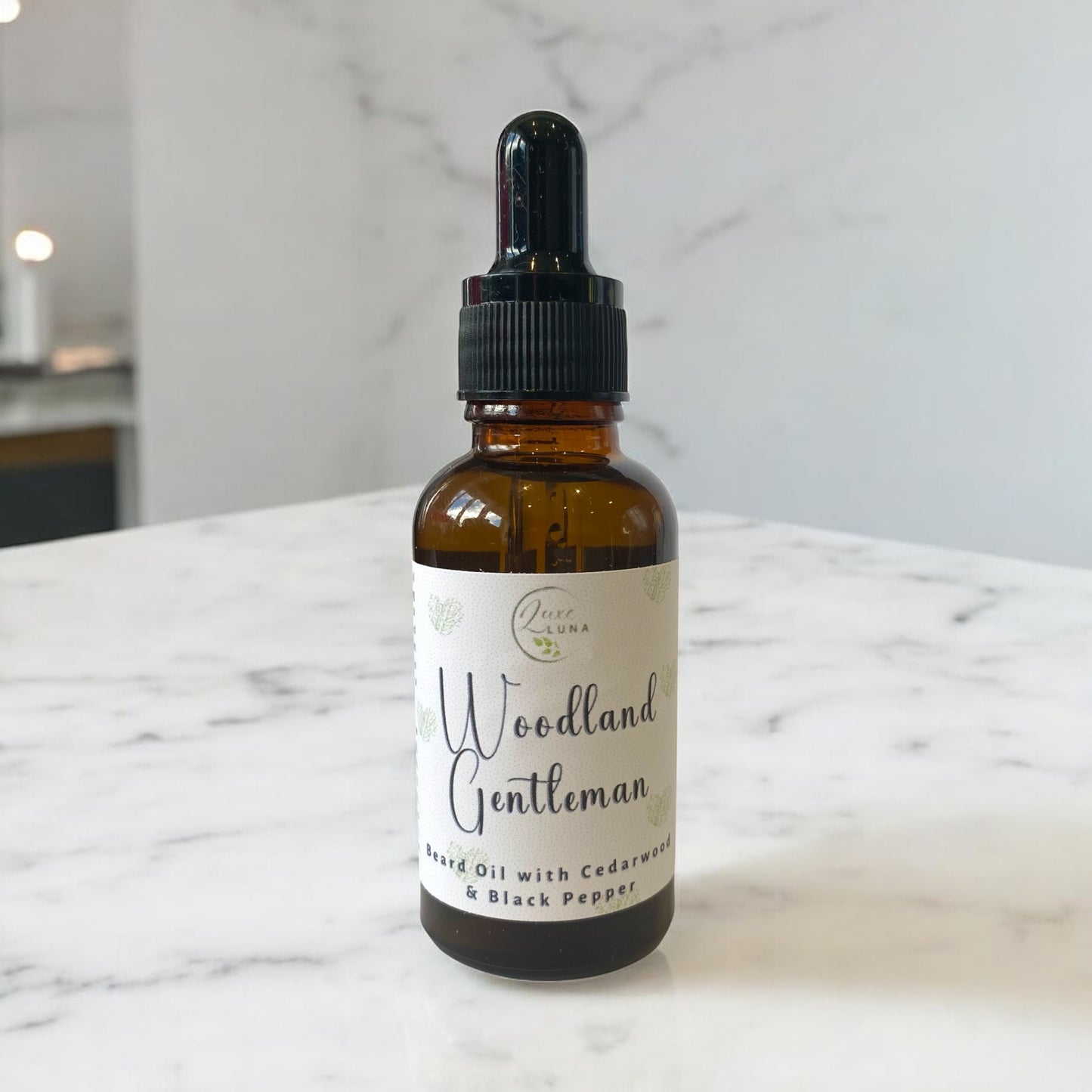 “Woodland Gentlemen” Beard Oil with Cedarwood and Black Pepper