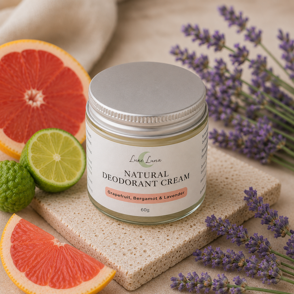 Natural Deodorant Cream - Grapefruit, Bergamot & Lavender