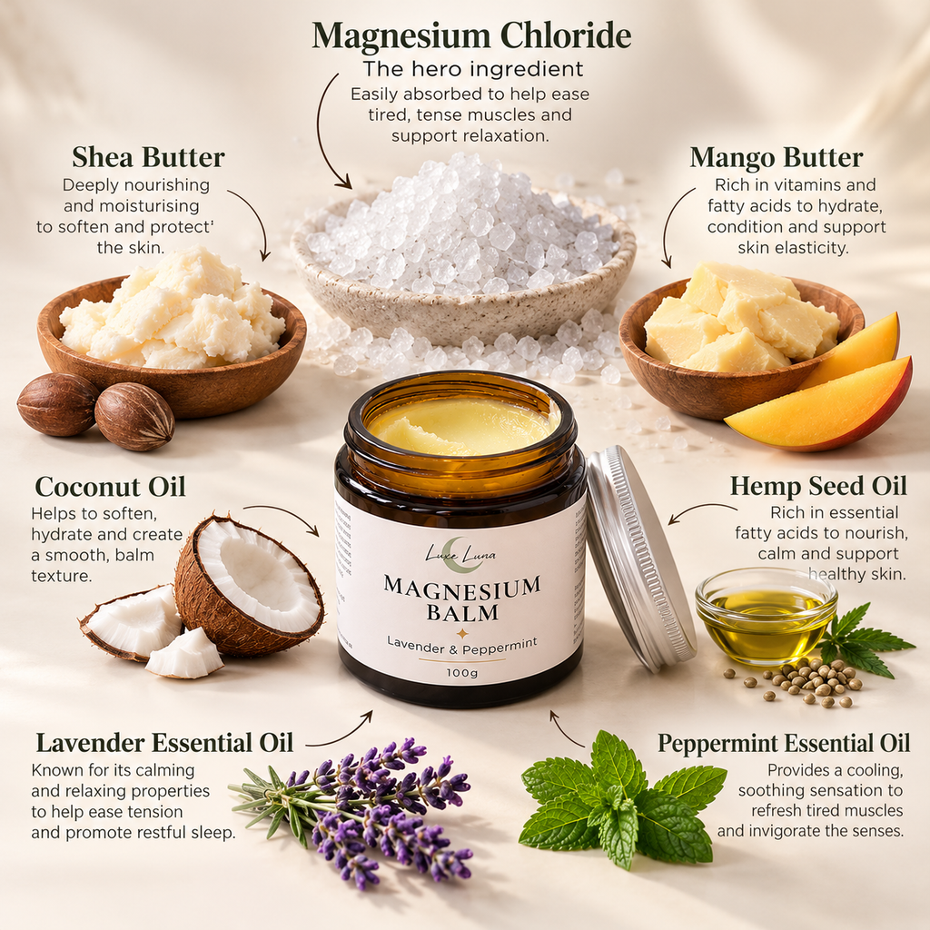 Magnesium Balm – Lavender & Peppermint | 100g