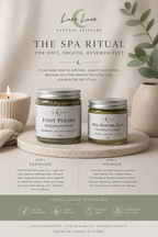 Foot Care Set for Dry Feet & Rough Heels | Exfoliating Scrub & Heel Balm