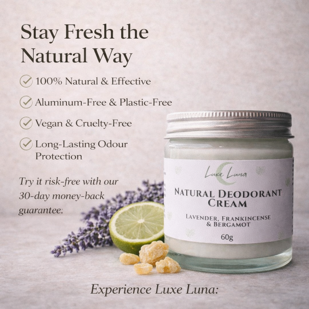 Natural Deodorant Cream - Lemon & Tea Tree
