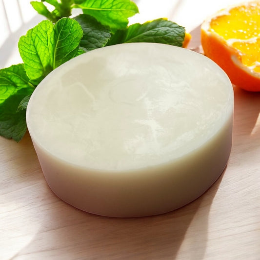 Mango Butter & Calendula Body Lotion Bar - with Mandarin & Peppermint