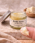 Bare Kiss Lip Butter – Fragrance-Free Nourishing Lip Balm | 100% Natural | 20g