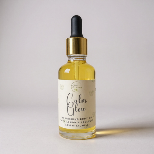 ‘Calm Glow’ Natural Body Oil - with Lemon & Lavender