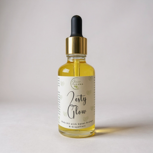 ‘Zesty Glow’ Natural Body Oil - with Sweet Orange & Grapefruit