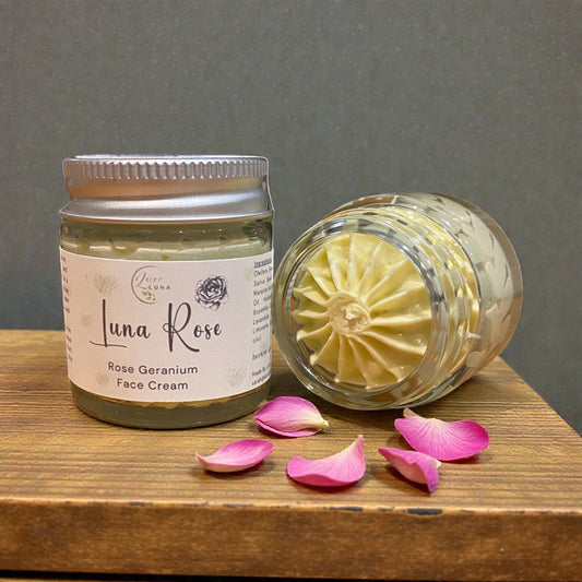 Luna Calm Rose - Luxury Face Cream with Rose Geranium