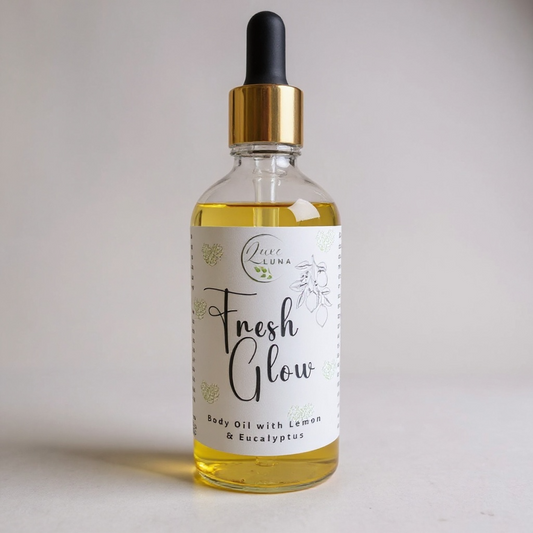 ‘Fresh Glow’ Natural Body Oil - with Lemon & Eucalyptus