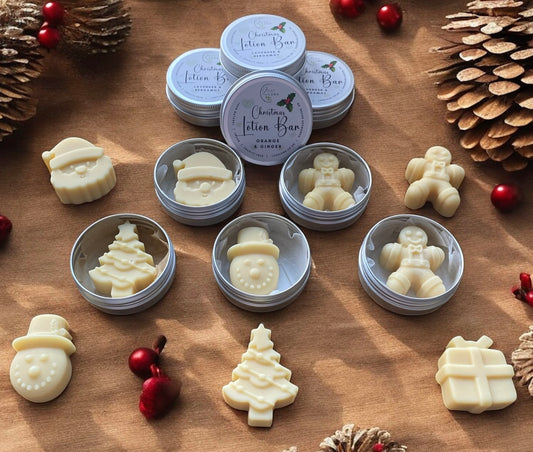 Mango Butter & Calendula Christmas Lotion Bars (for little dry bits)