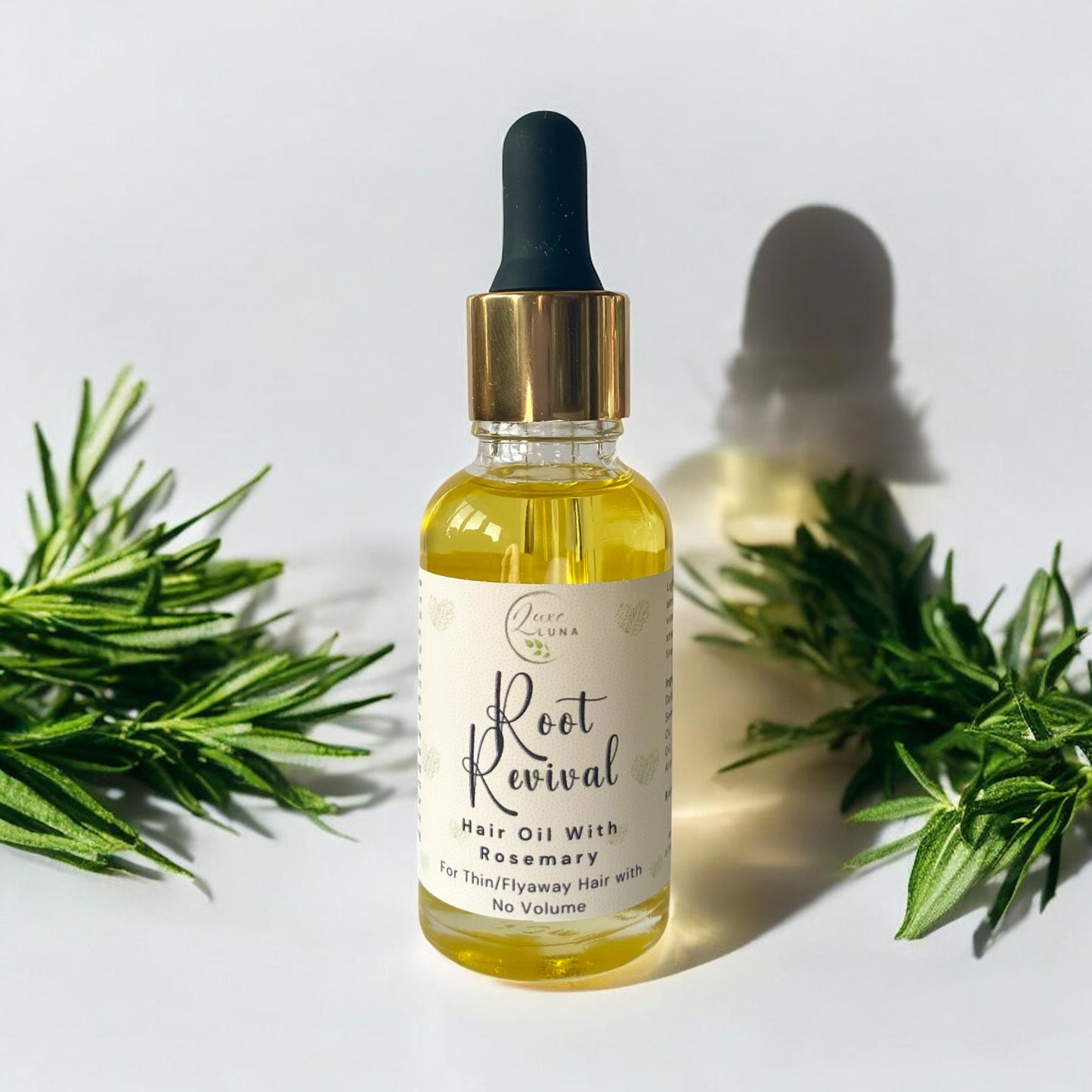Root Revival - Natural Hair Oil with Rosemary Oil for Thin/Flyaway Hair with no Volume