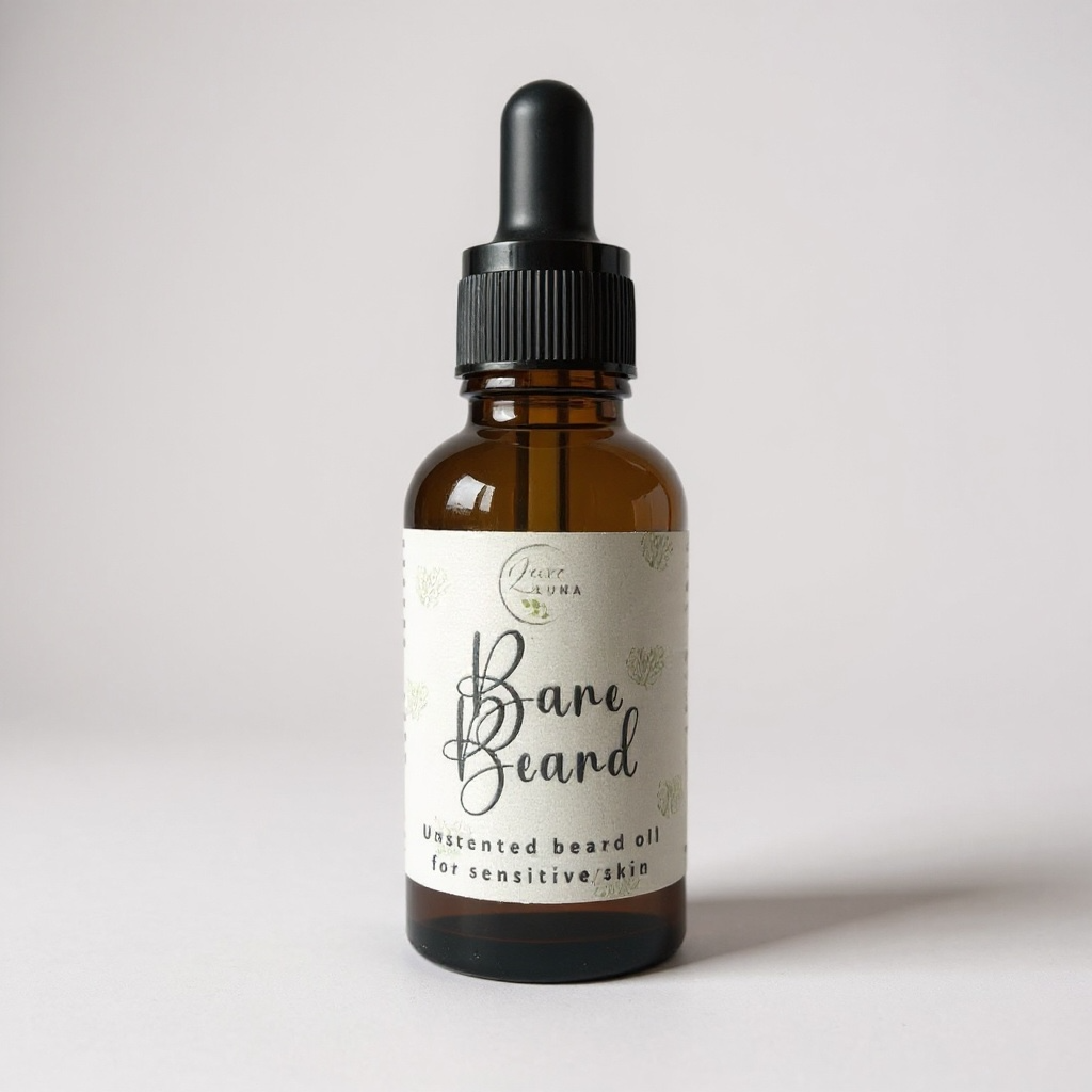 “Bare Beard” Fragrance Free Beard Oil for Sensitive Skin