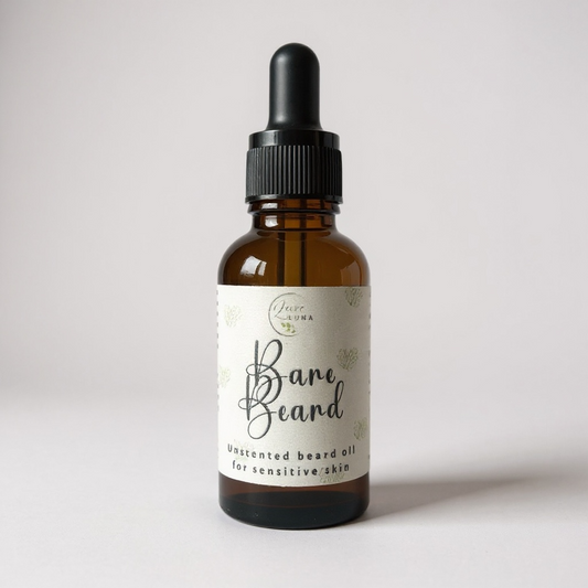 “Bare Beard” Fragrance Free Beard Oil for Sensitive Skin