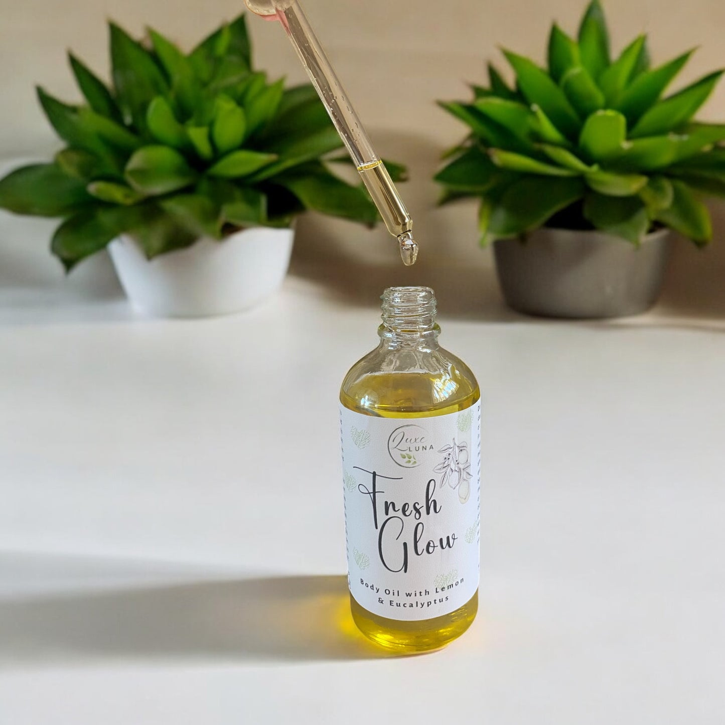 ‘Fresh Glow’ Natural Body Oil - with Lemon & Eucalyptus