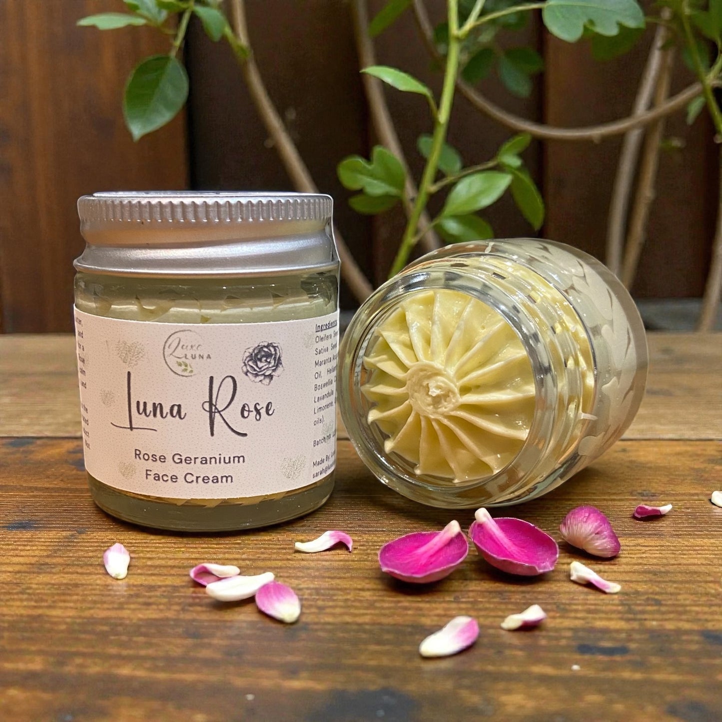 Luna Calm Rose - Luxury Face Cream with Rose Geranium
