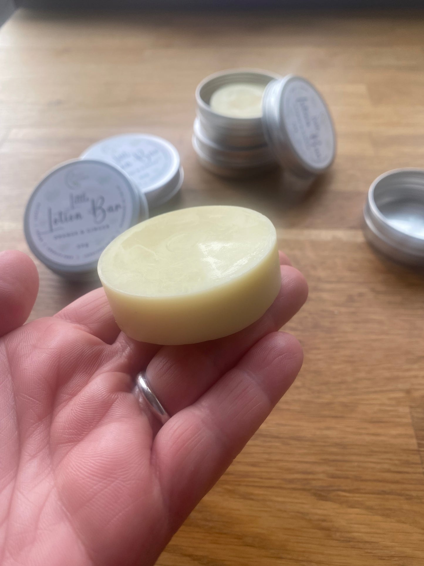 Mango Butter & Calendula Body Lotion Bar - with Mandarin & Peppermint