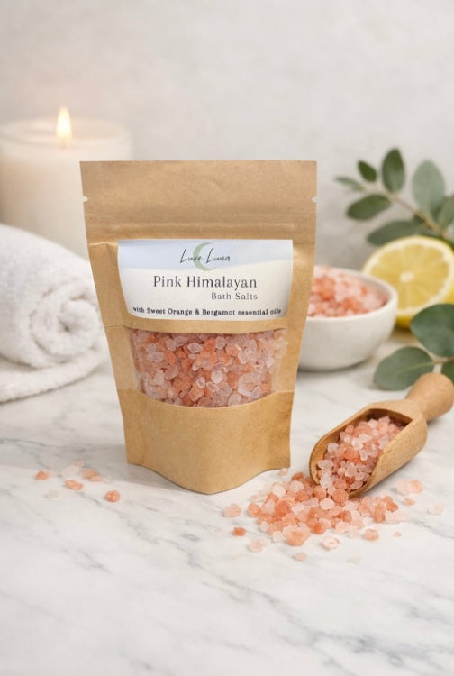 Luxury Pink Himalayan Bath Salts Spa Gift - 100g Bag