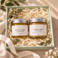 Natural Lip Care Gift Set – Lip Butter & Scrub