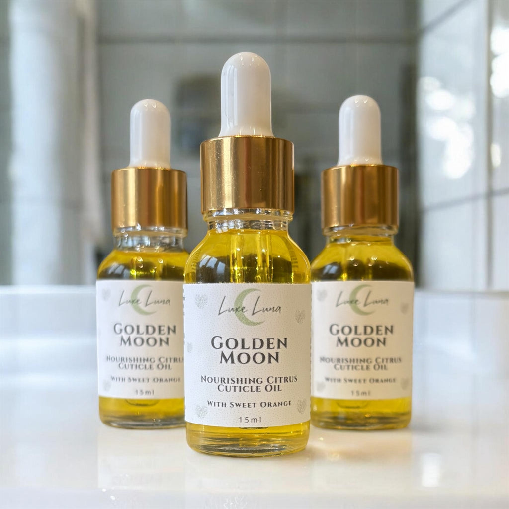 Golden Moon Calming Cuticle Oil with Sweet Orange Essential Oil 15ml
