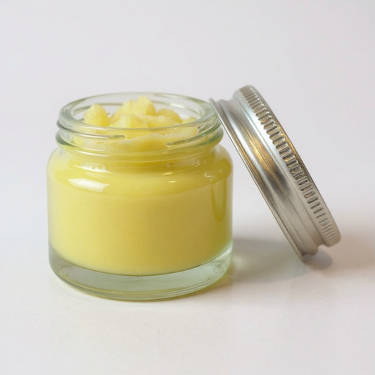 Fragrance-Free Natural Lip Butter - 20g Glass Jar