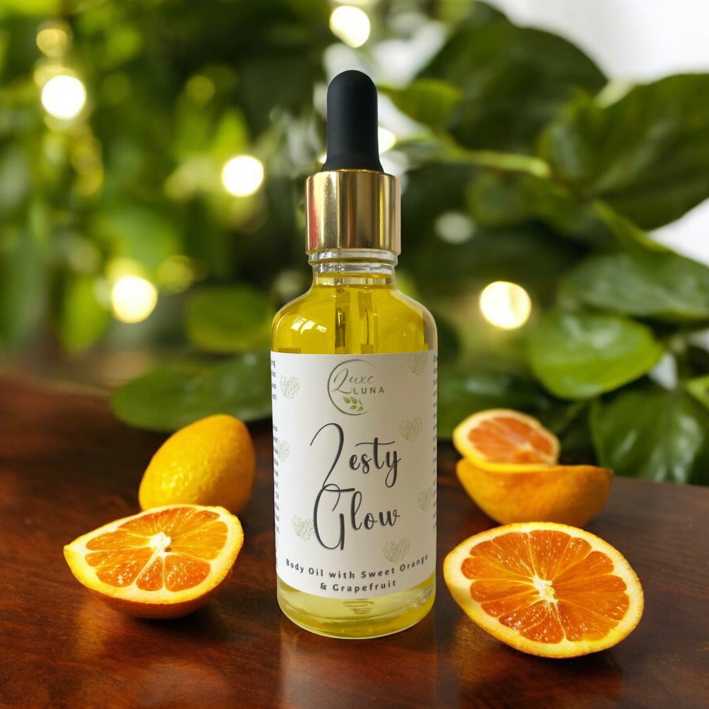‘Zesty Glow’ Natural Body Oil - with Sweet Orange & Grapefruit