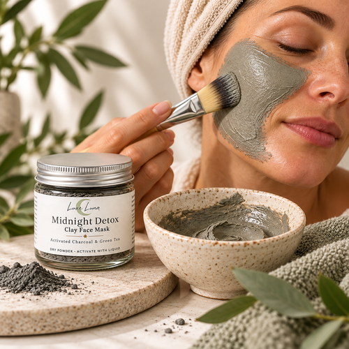 Activated Charcoal & Green Tea Clay Face Mask