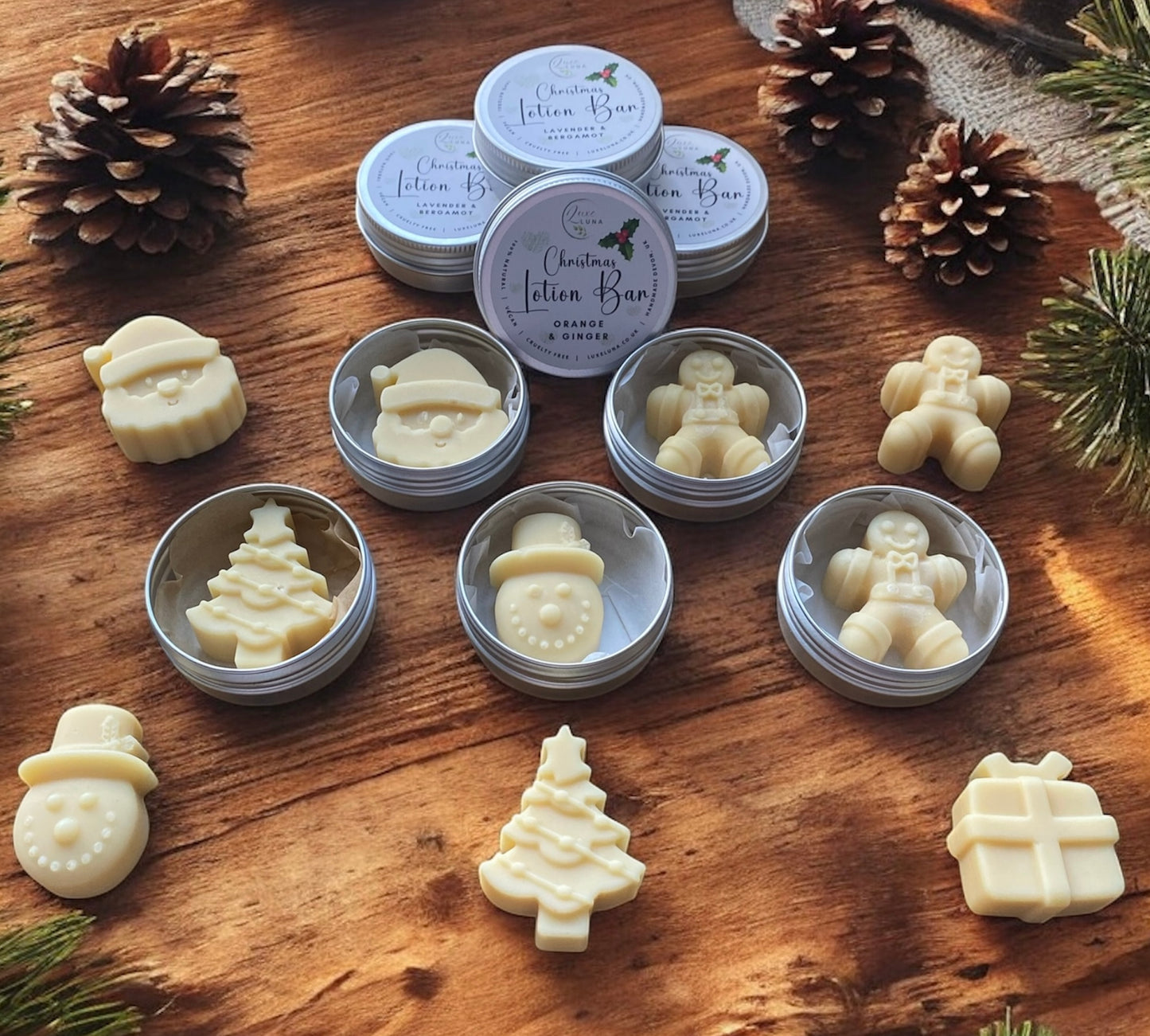 Mango Butter & Calendula Christmas Lotion Bars (for little dry bits)