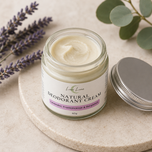 Bicarb Free Natural Deodorant Cream - Lavender, Frankincense & Bergamot