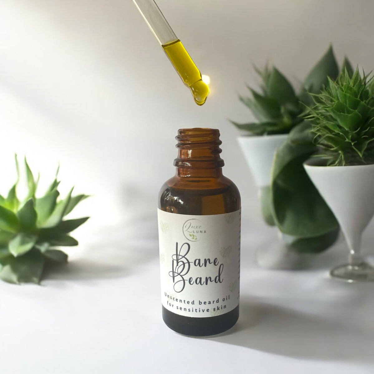 Fragrance Free Beard Oil for Sensitive Skin - “Bare Beard”