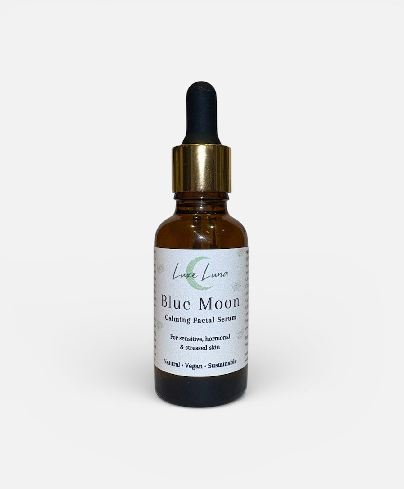 Blue Moon Calming Facial Serum for Hormonal & Sensitive Skin | Vegan Face Oil