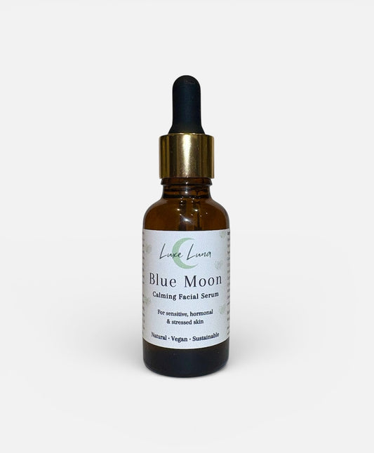 Blue Moon Calming Facial Serum for Hormonal & Sensitive Skin | Vegan Face Oil