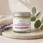 Bicarb Free Natural Deodorant Cream - Lavender, Frankincense & Bergamot