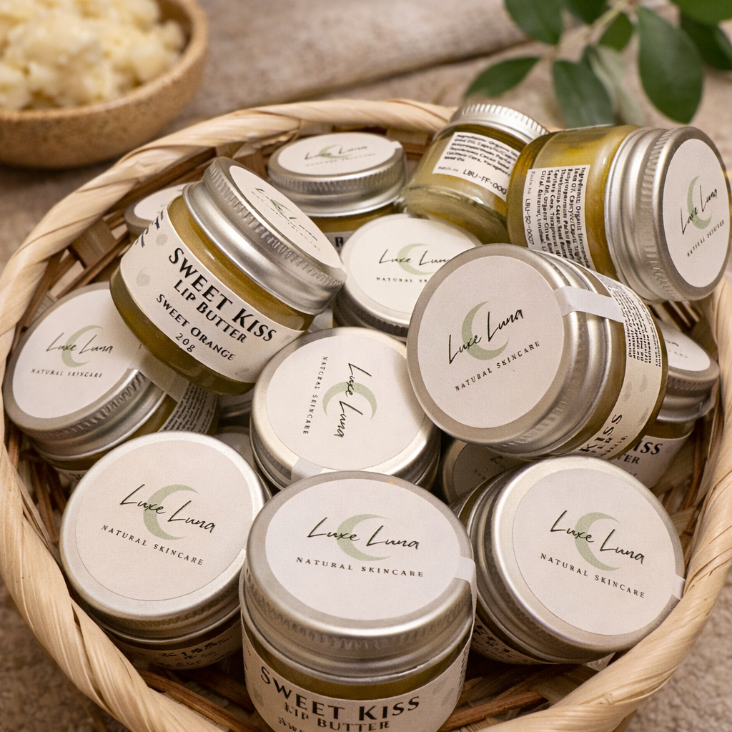 Bare Kiss Lip Butter – Fragrance-Free Nourishing Lip Balm | 100% Natural | 20g