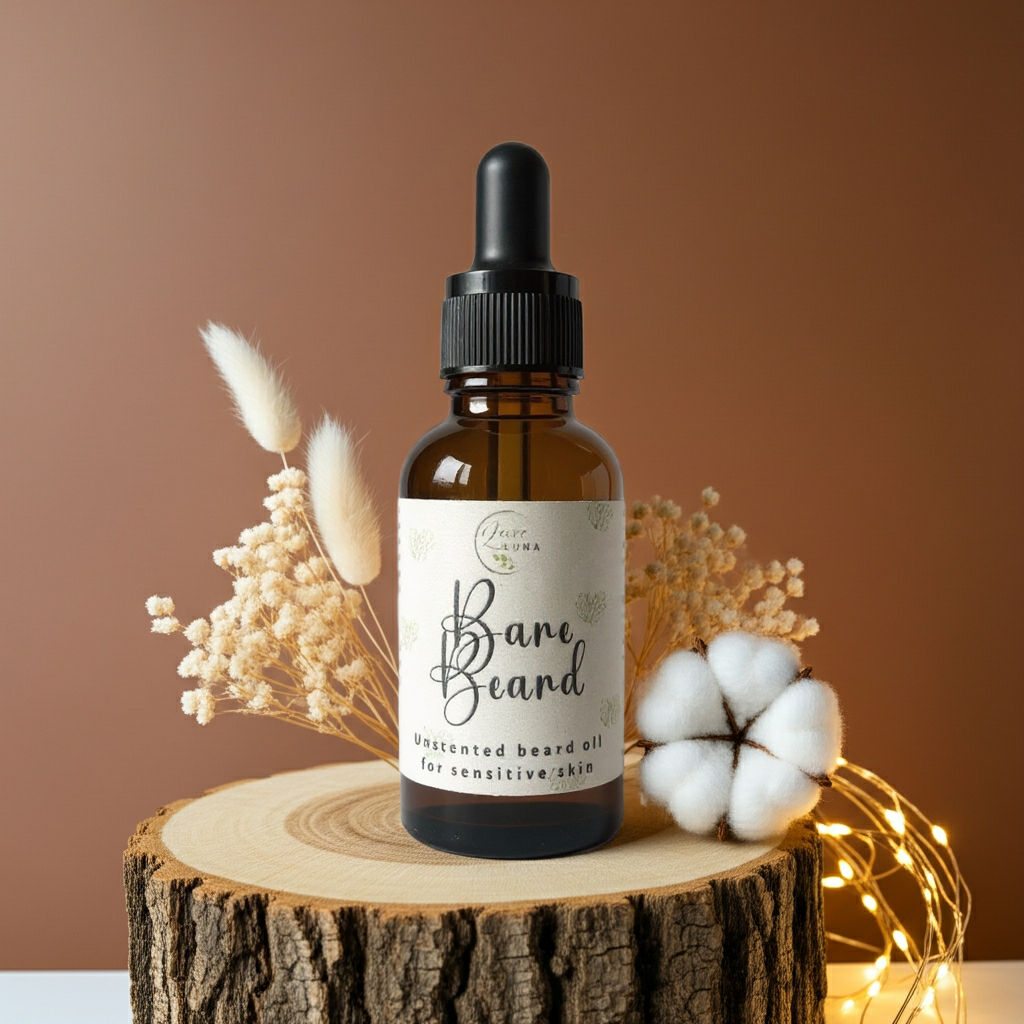 Fragrance Free Beard Oil for Sensitive Skin - “Bare Beard”